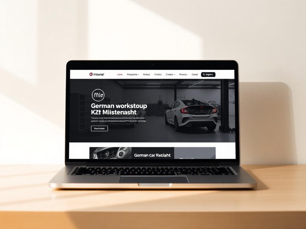 Website-Demo für Handwerk